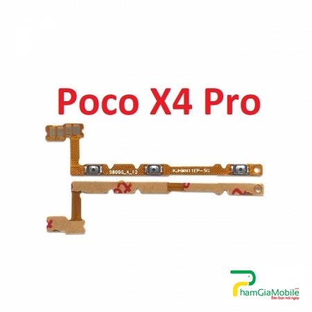 Dây Nút Nguồn Âm Lượng Xiaomi Poco X4 Pro Dây Nút Nguồn On Off  Linh Kiện Thay Thế